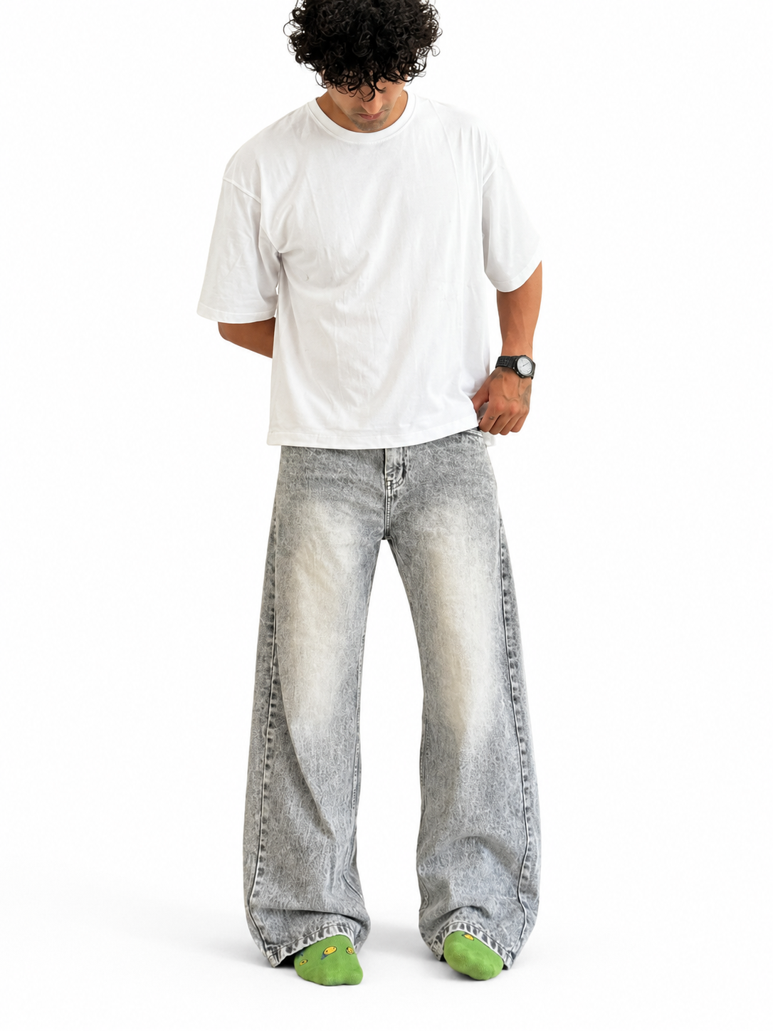 Ash Grey Super Baggy