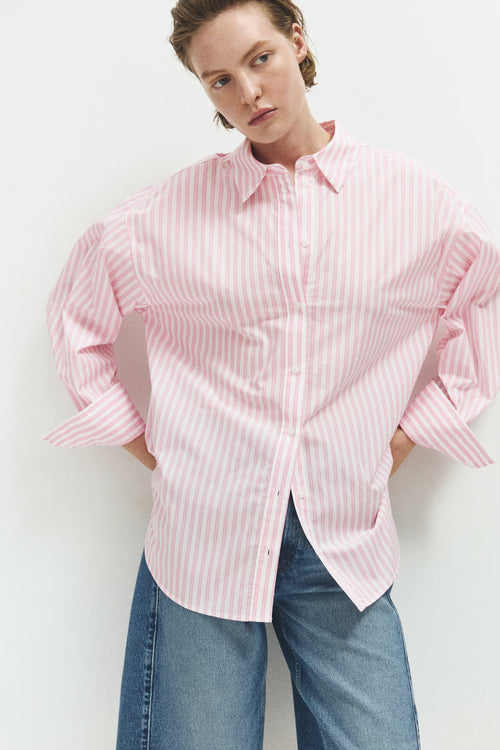 Blush Royale Striped Shirt