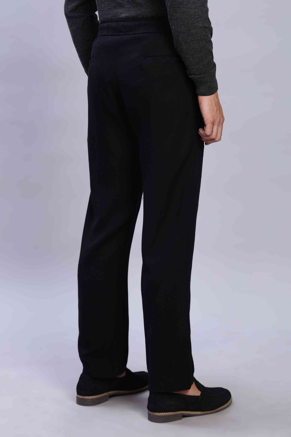 Relaxed Linen Pants Black