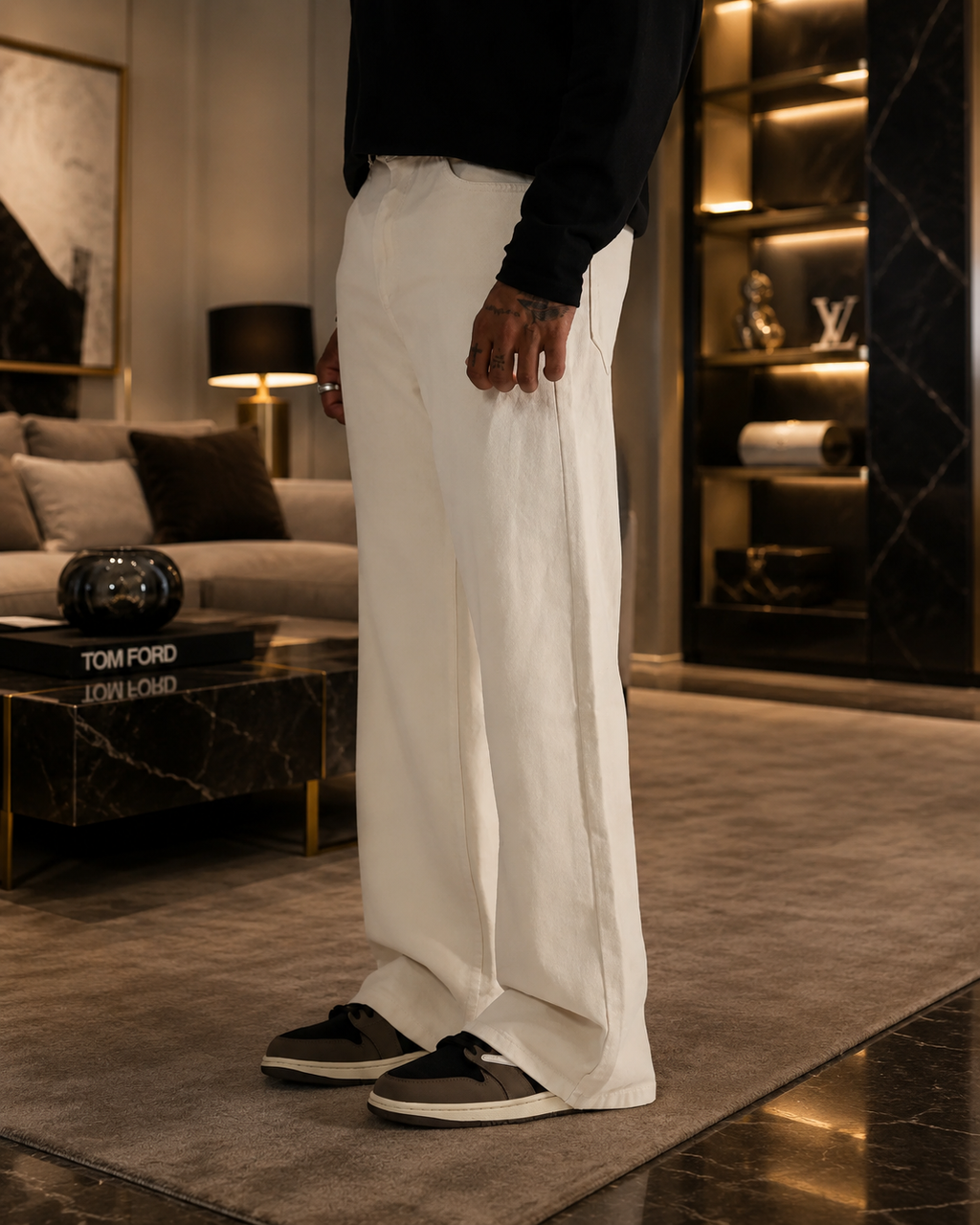 OFF-WHITE BAGGY
