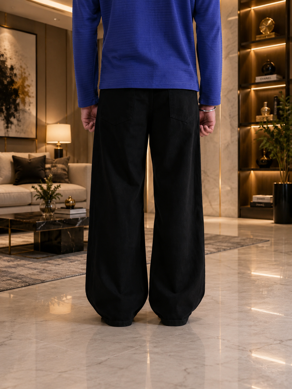 JET BLACK BAGGY