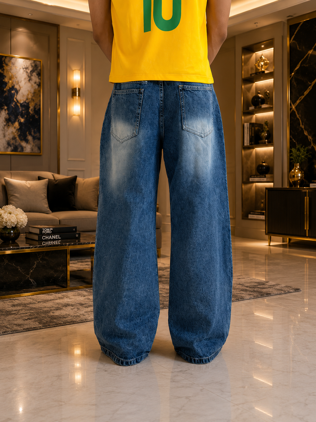 DEEP BLUE BAGGY