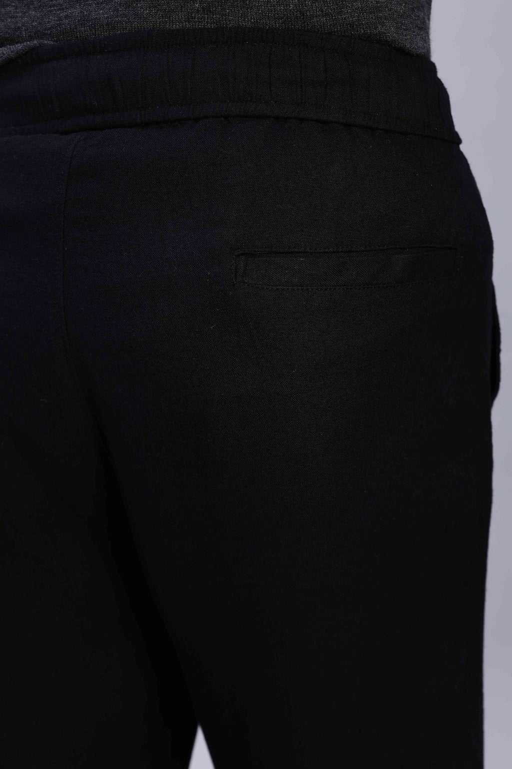 Relaxed Linen Pants Black