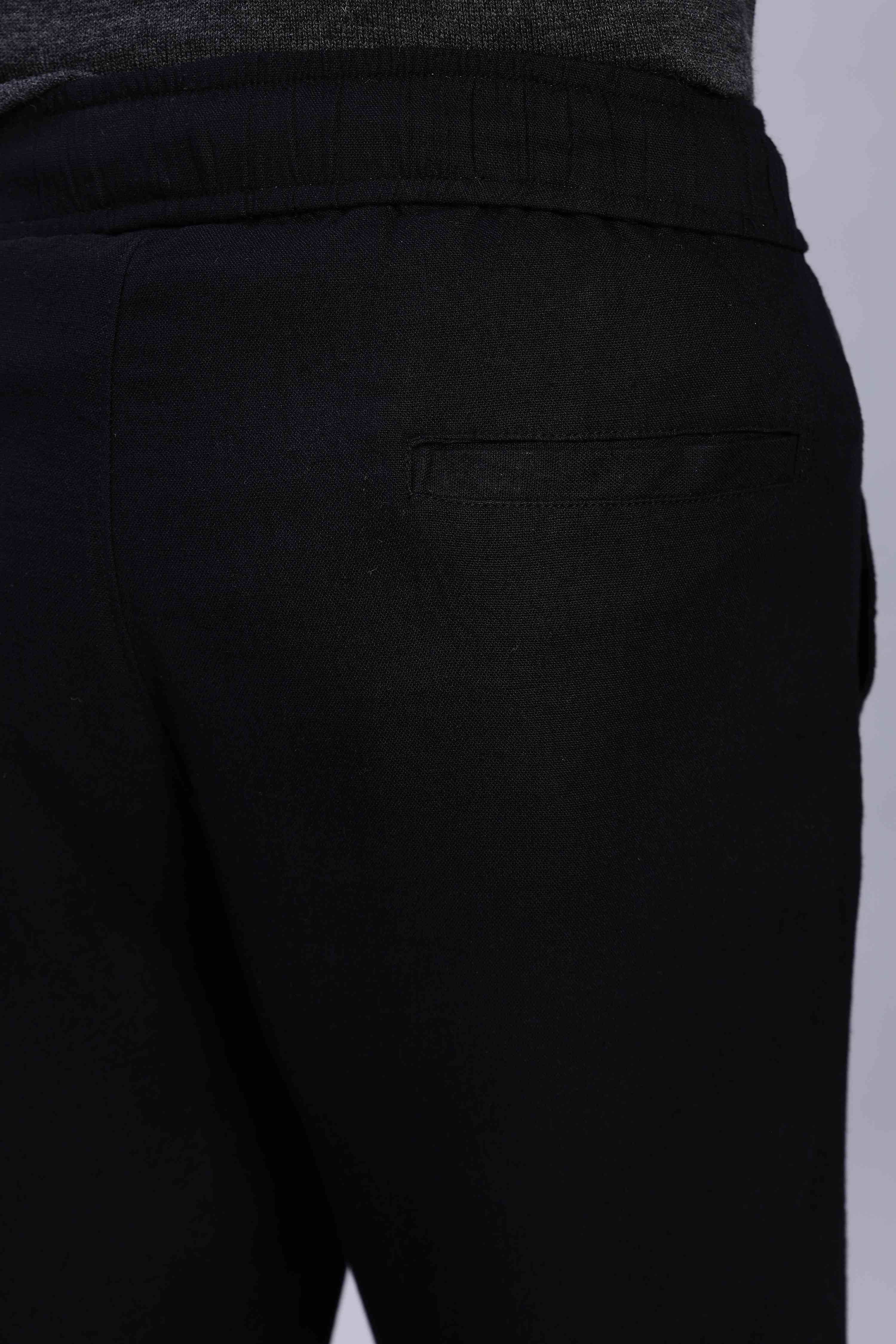 Relaxed Linen Pants Black