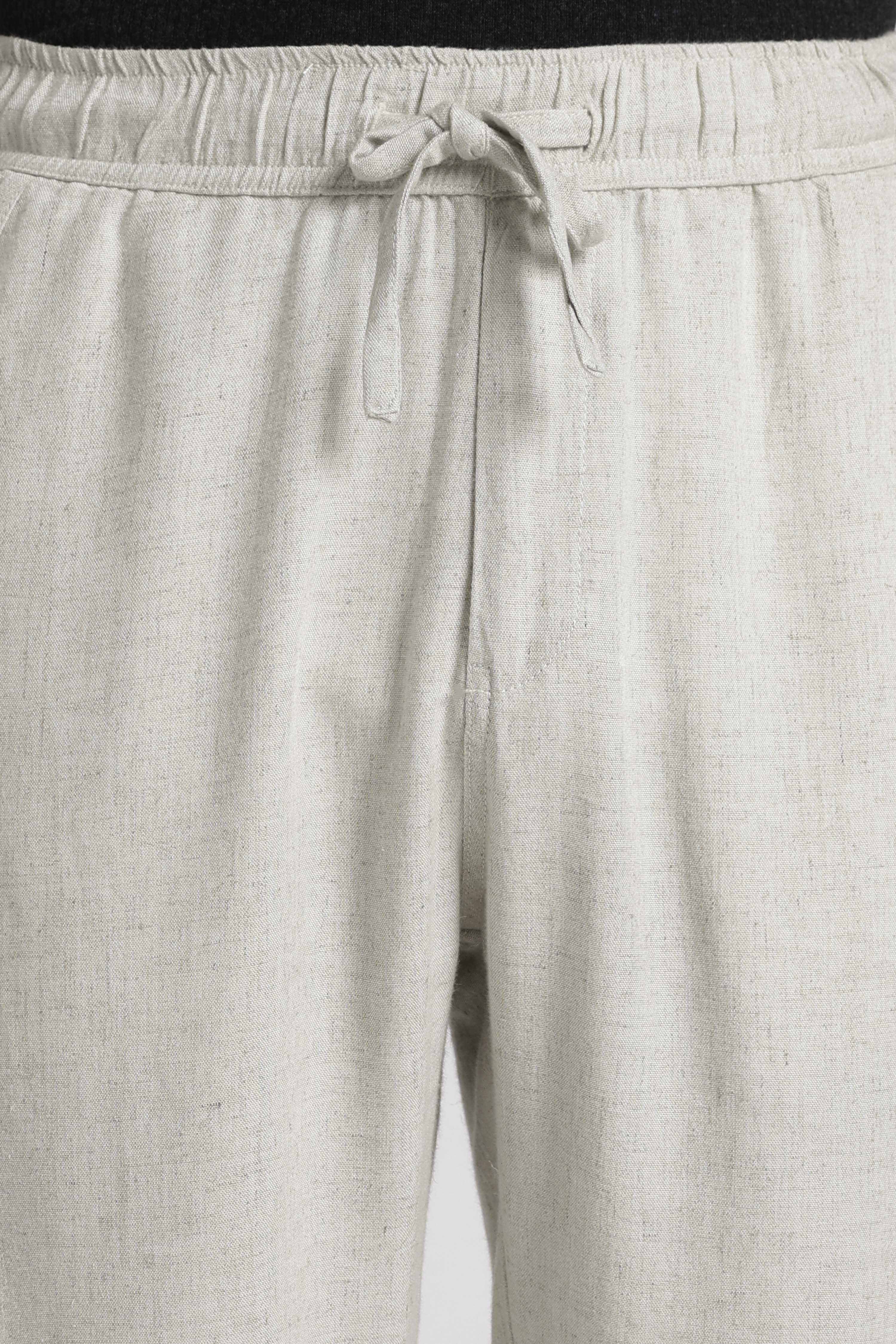 Relaxed fit Linen Pants Beige