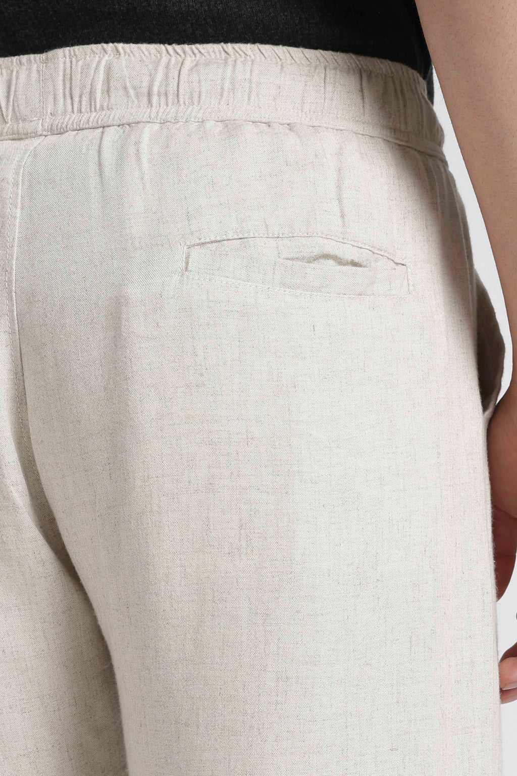 Relaxed fit Linen Pants Beige