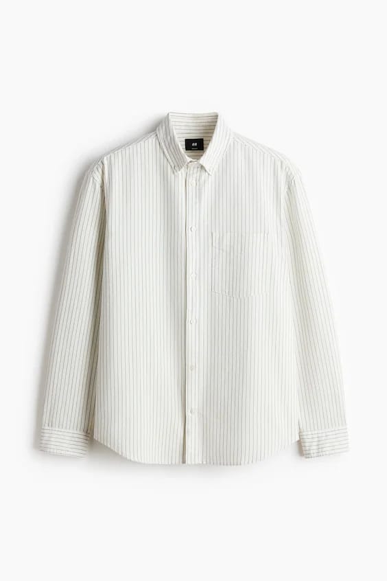 Ivory Royale Striped Shirt