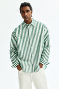 Sage Royale Striped Shirt