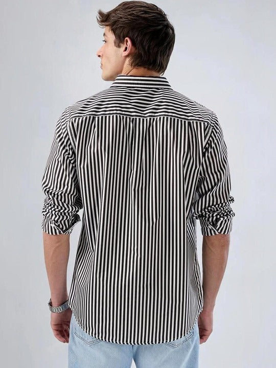 Noirline Contrast Stripe Shirt