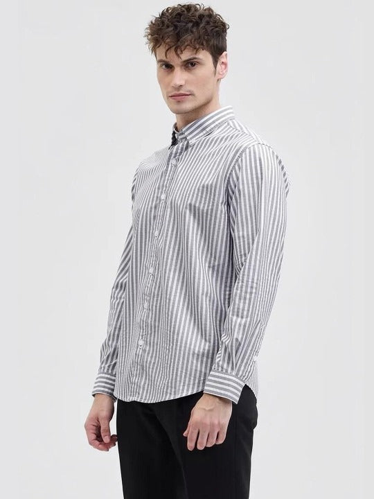 Greyline Striped Oxford Shirt